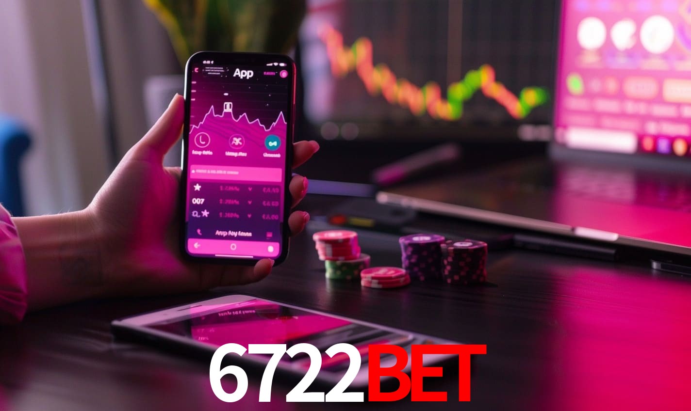 Comparação APP mobile vs versão web da 6722bet